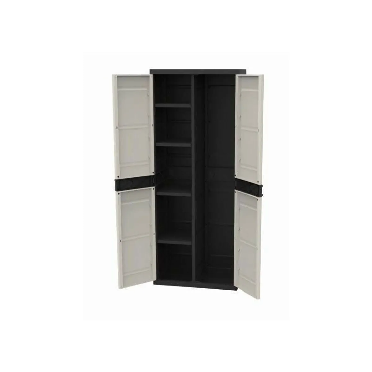 PLASTIKEN TITANIUM Armoire - Beige/Noire