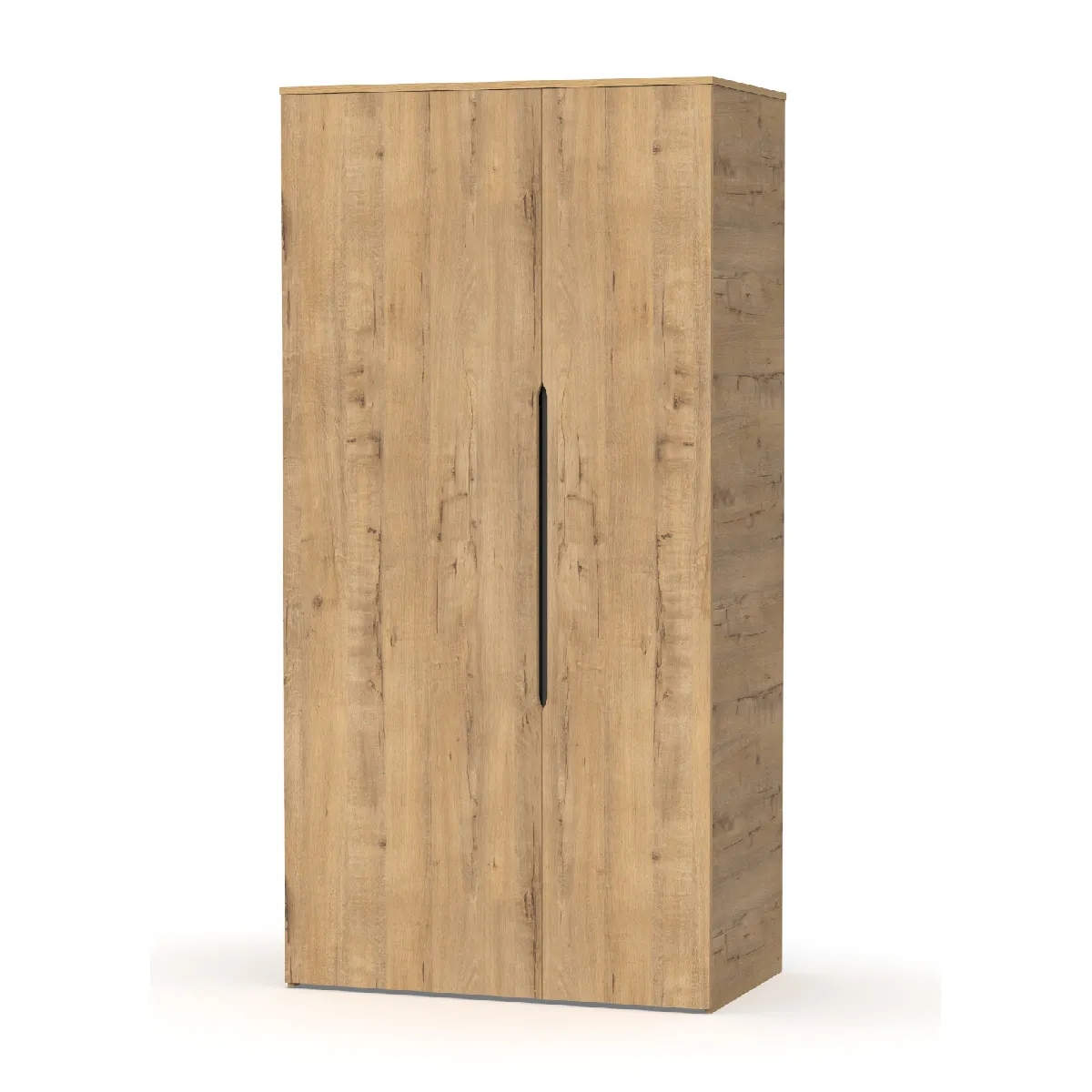 Pegane Armoire placard penderie - Chêne doré