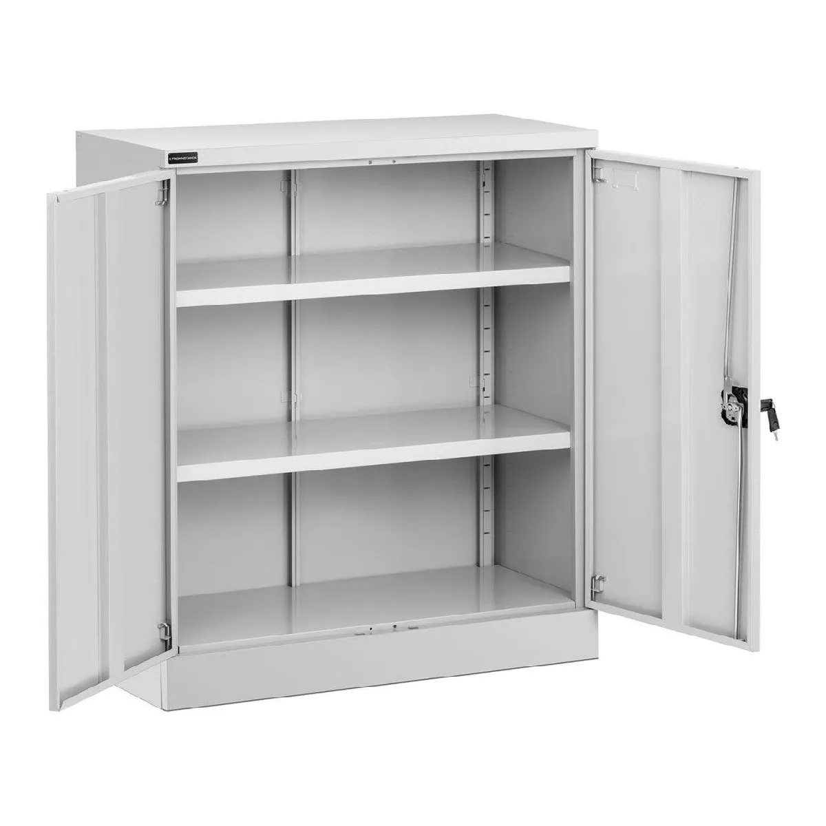 Helloshop26 Armoire de bureau métallique - Gris Helloshop26 Armoire de bureau métallique - Gris