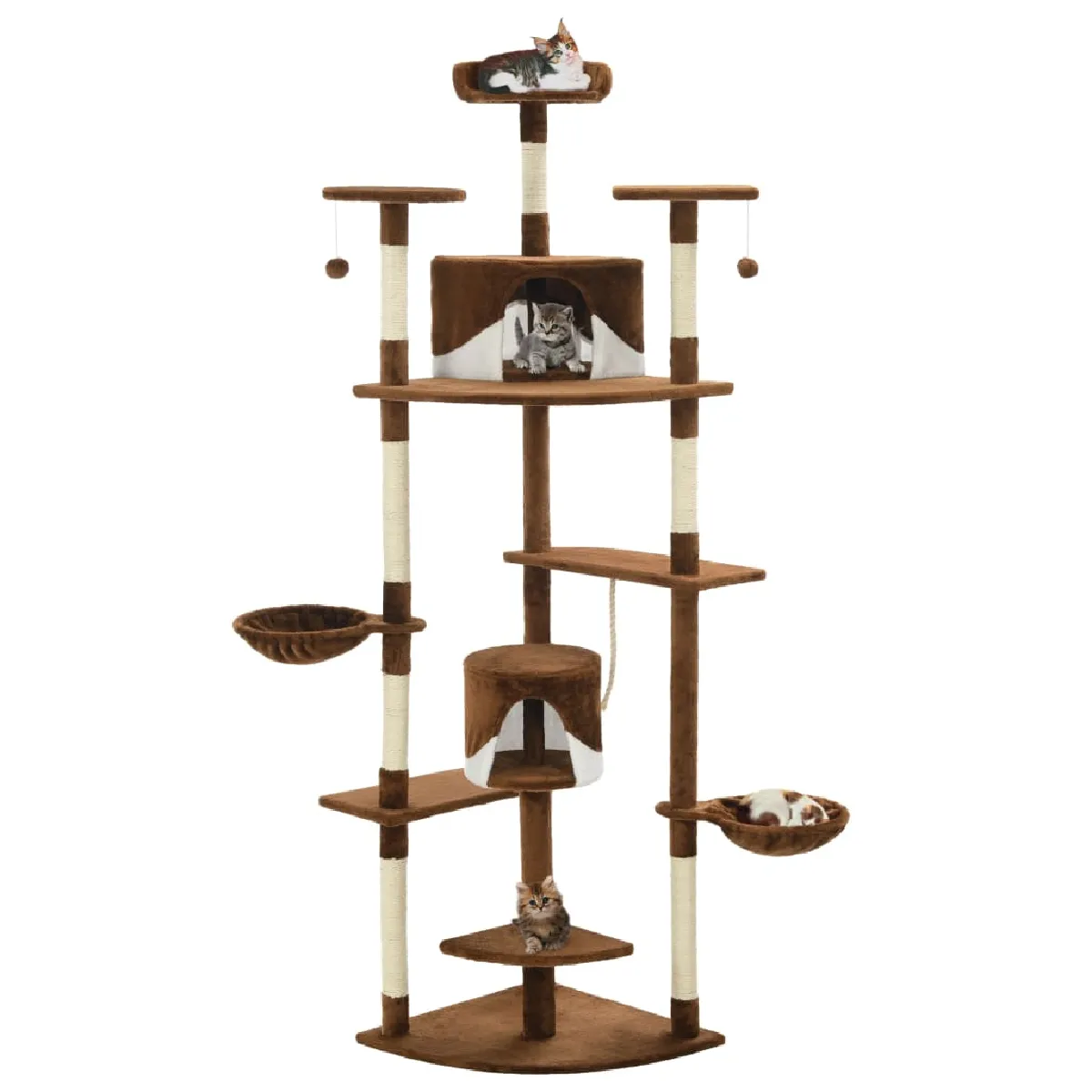 VidaXL Arbre à Chat Sisal