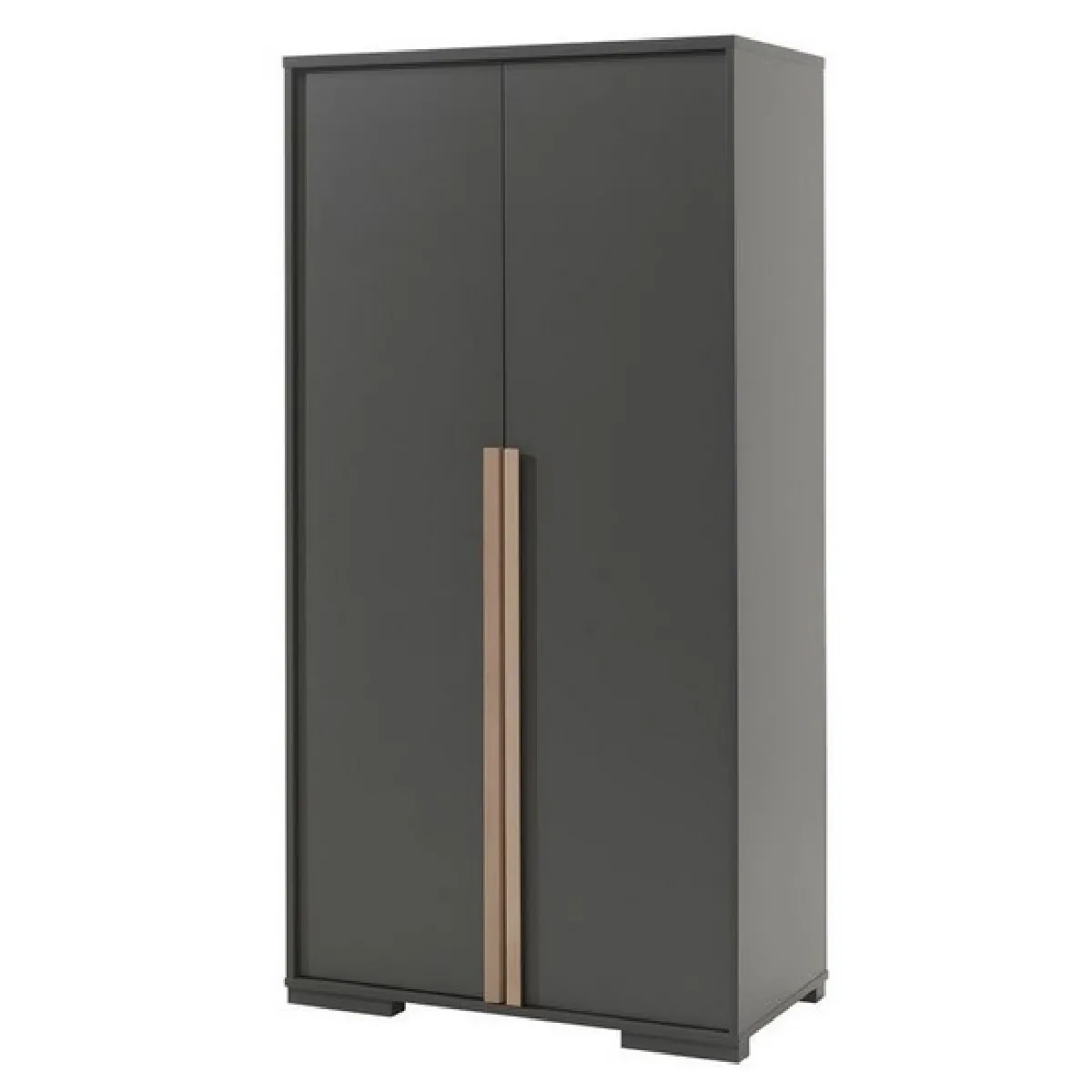 Vipack Armoire enfant 2 portes - Gris