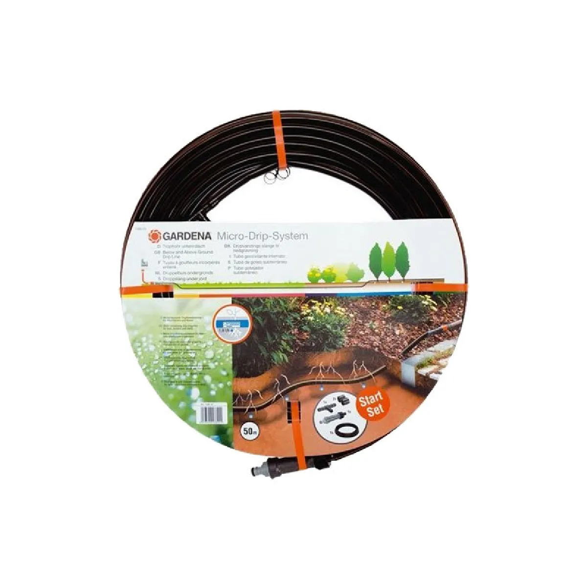 GARDENA A Tuyau à goutteur incorporés enterré 13mm – Pour Micro Drip System – Tuyau de surface et enterré – Garantie - vue 2