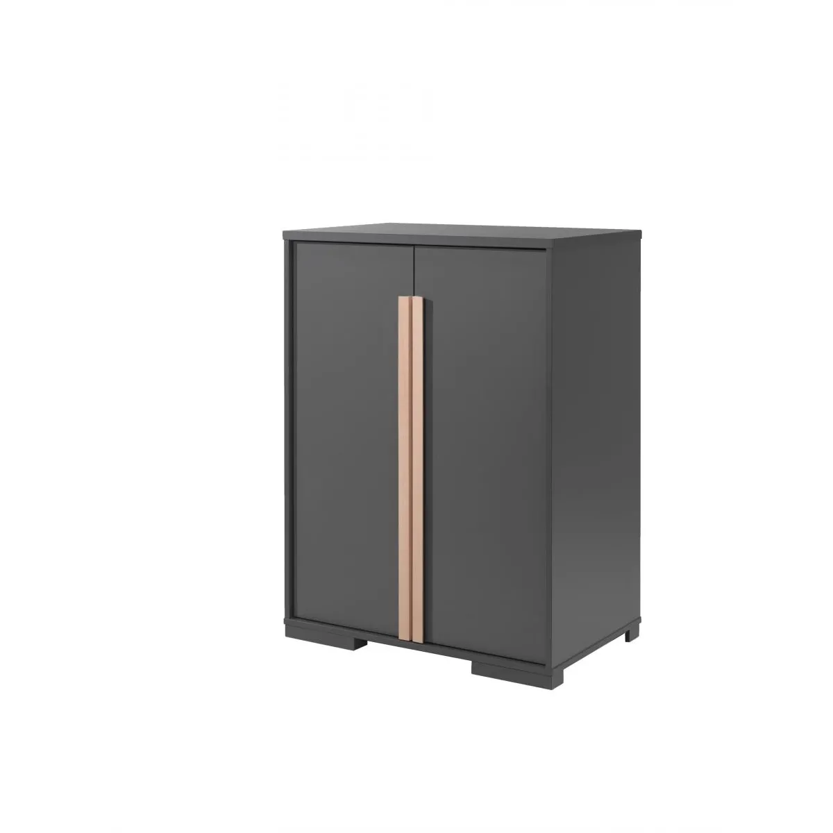 Vipack Armoire 2 portes - Gris Vipack Armoire 2 portes - Gris