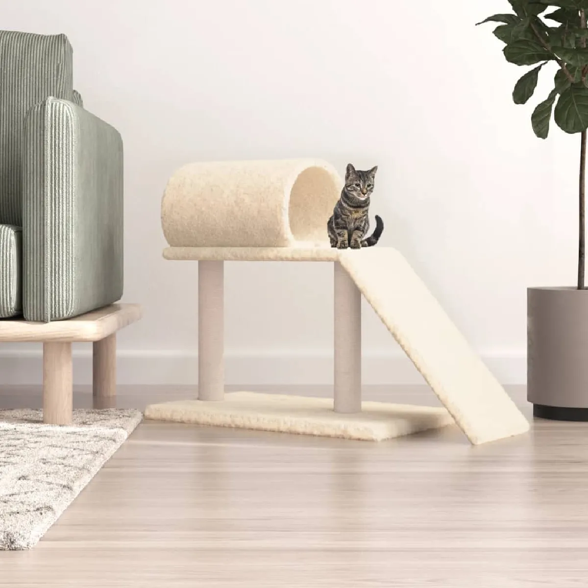 vidaXL Arbre à chat Crème - vue 8