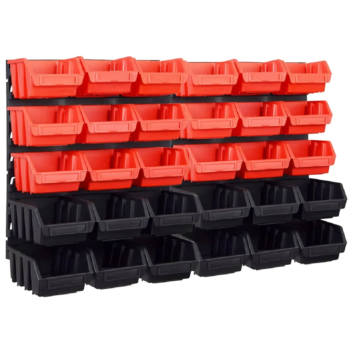 VIDAXL - Kit de bacs de stockage et panneaux muraux - 32 pièces - Image 2