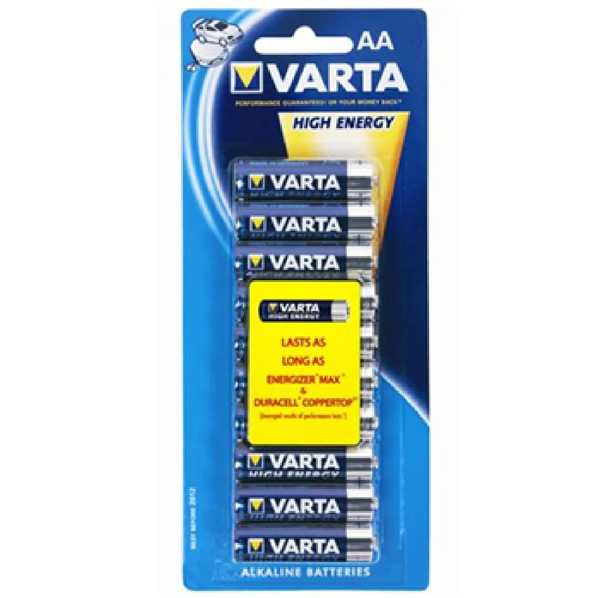 VARTA  piles AA High Energy lot de 20 - Bleu