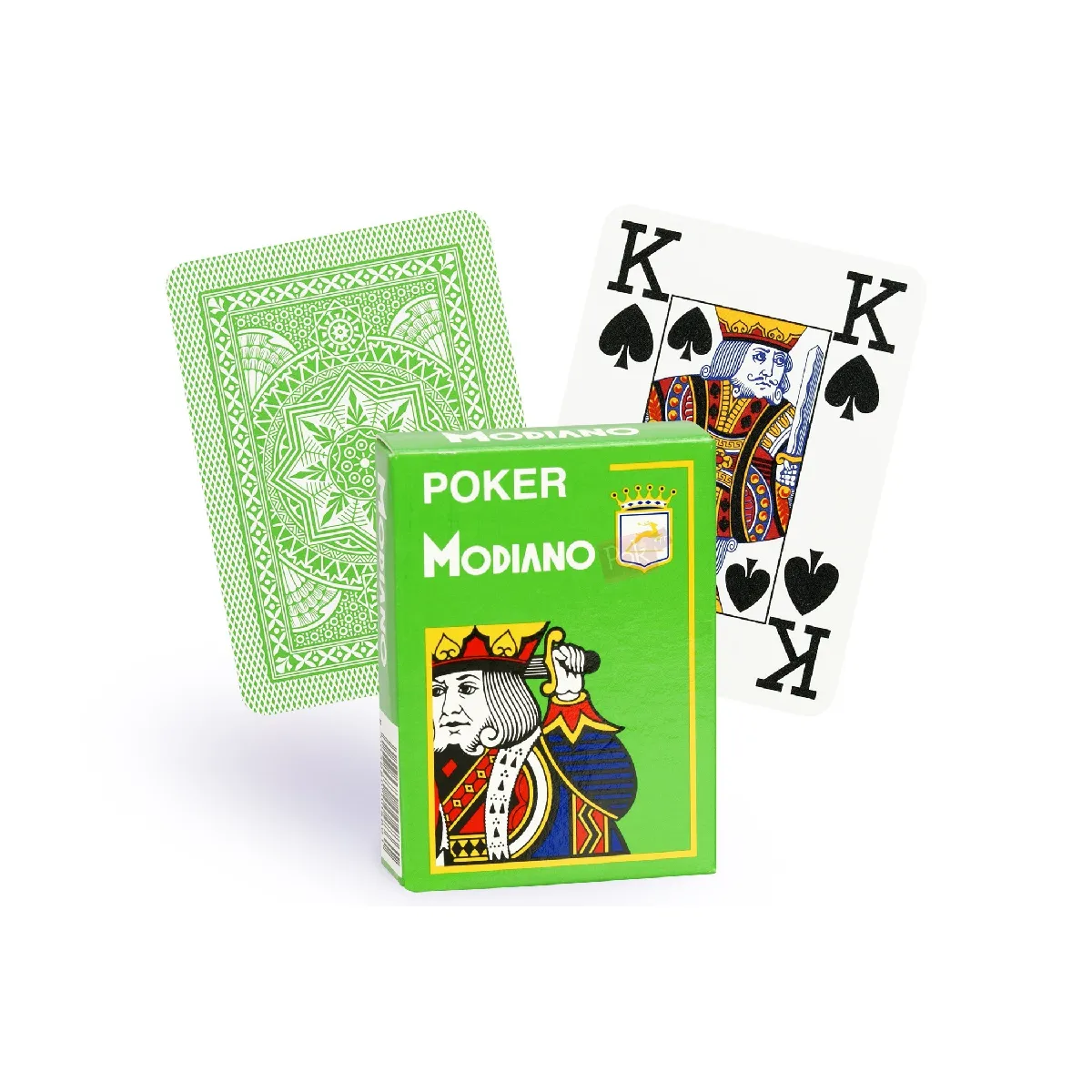 Modiano Vert Cartes 100% Plastique 4 Index ( Clair) - Image 3