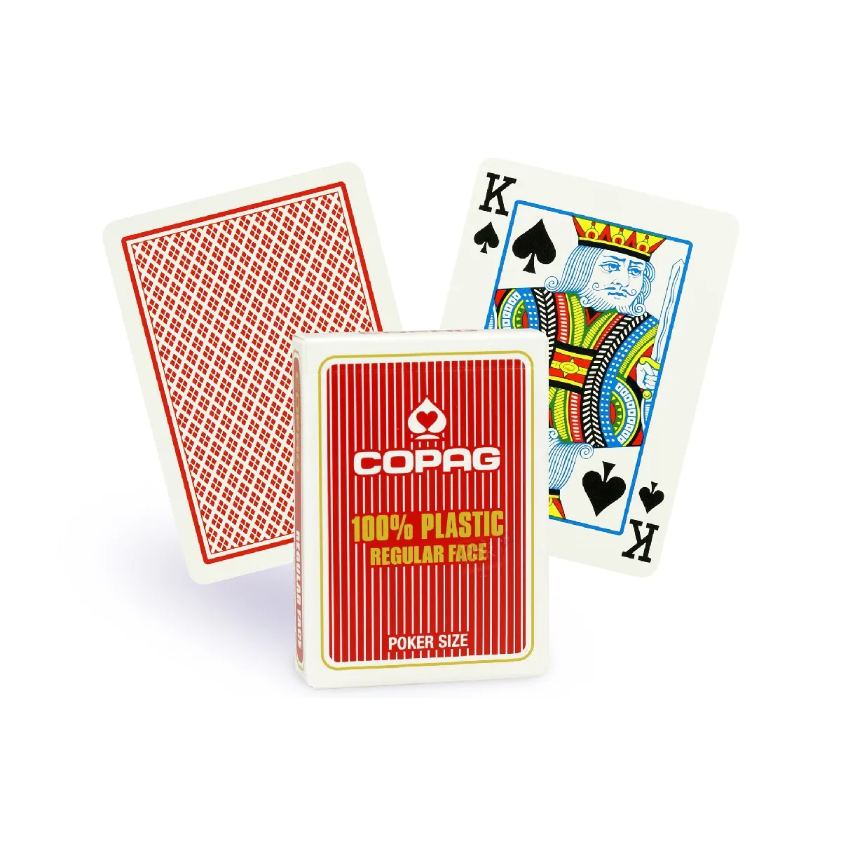 COPAG Cartes  Poker Regular (rouge)