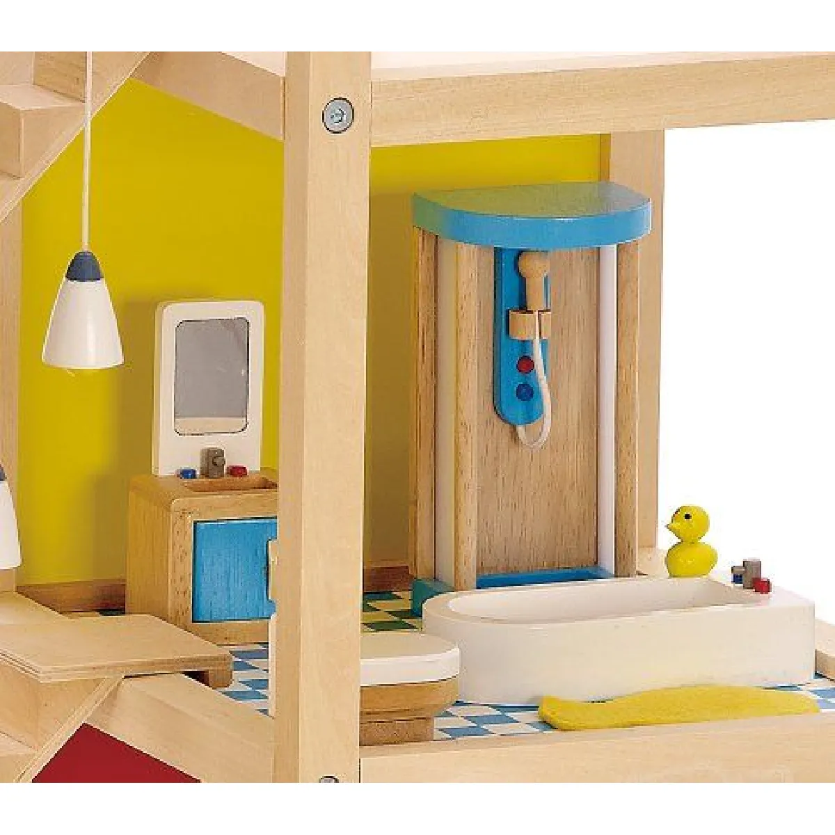 Générique Maison De Poupée En Bois - Multicolore