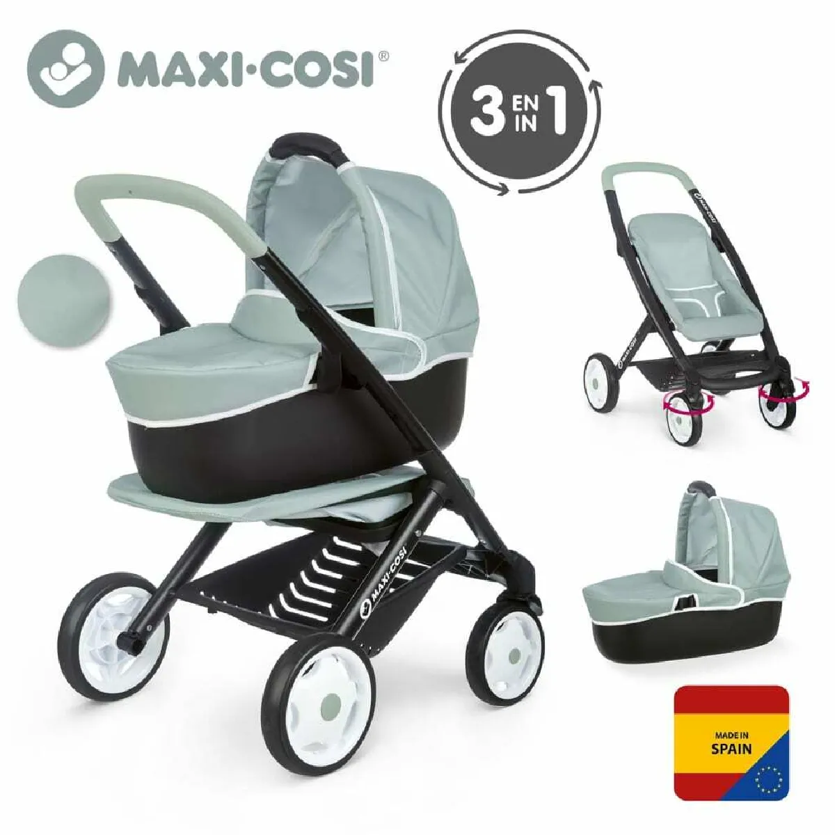 Combi Poussette Grande Poussette Poupon Smoby Poussette Maxi Cosi