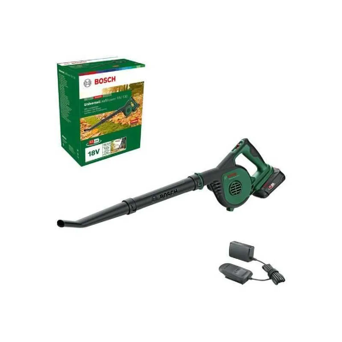 Souffleur de Feuilles Bosch UniversalLeafBlower 18V-130 – Vitesse max 245 km/h, sans Batterie - vue 4