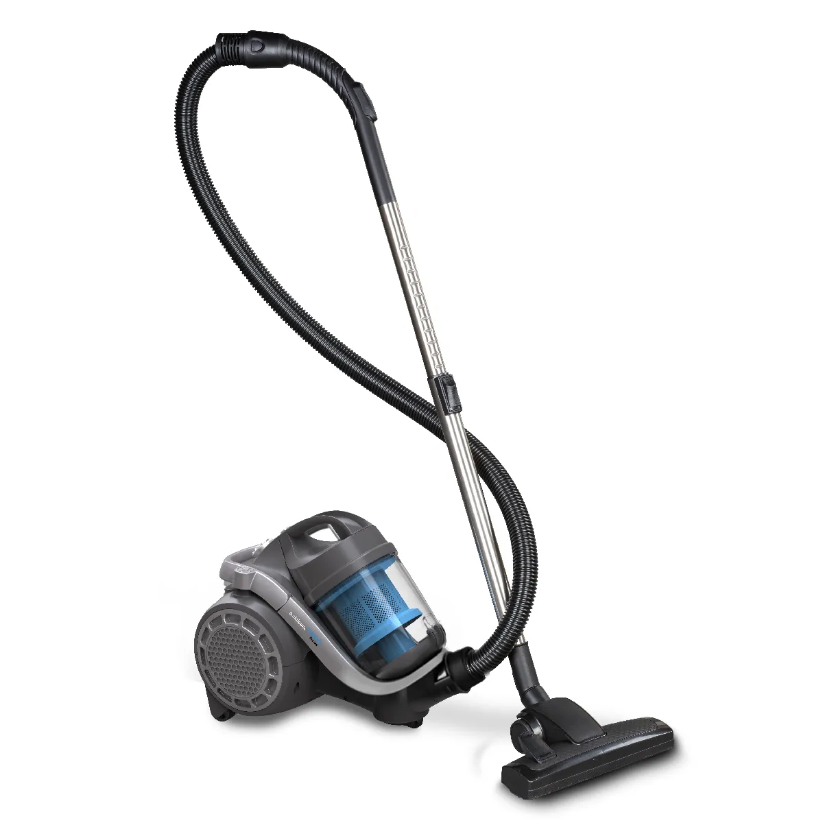 Eziclean Gris/Bleu Aspirateur Traîneau Sans Sac Turbo One