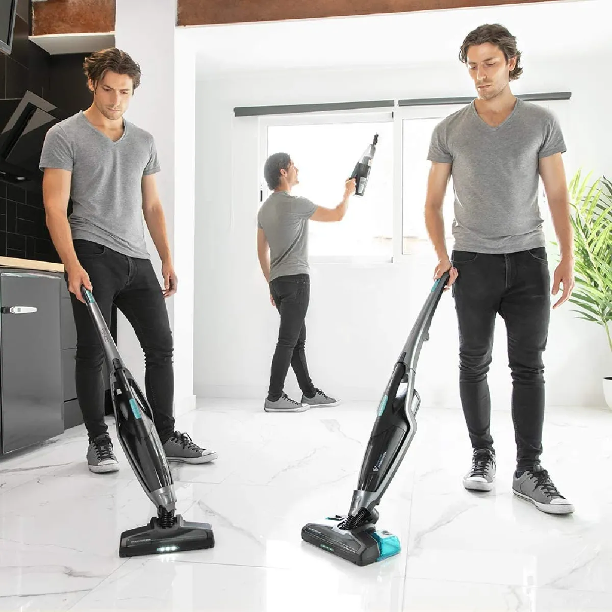 Aspirateur Balai Cecotec Conga PopStar 1000 Duo, 2-en-1, 600W, Sans Sac