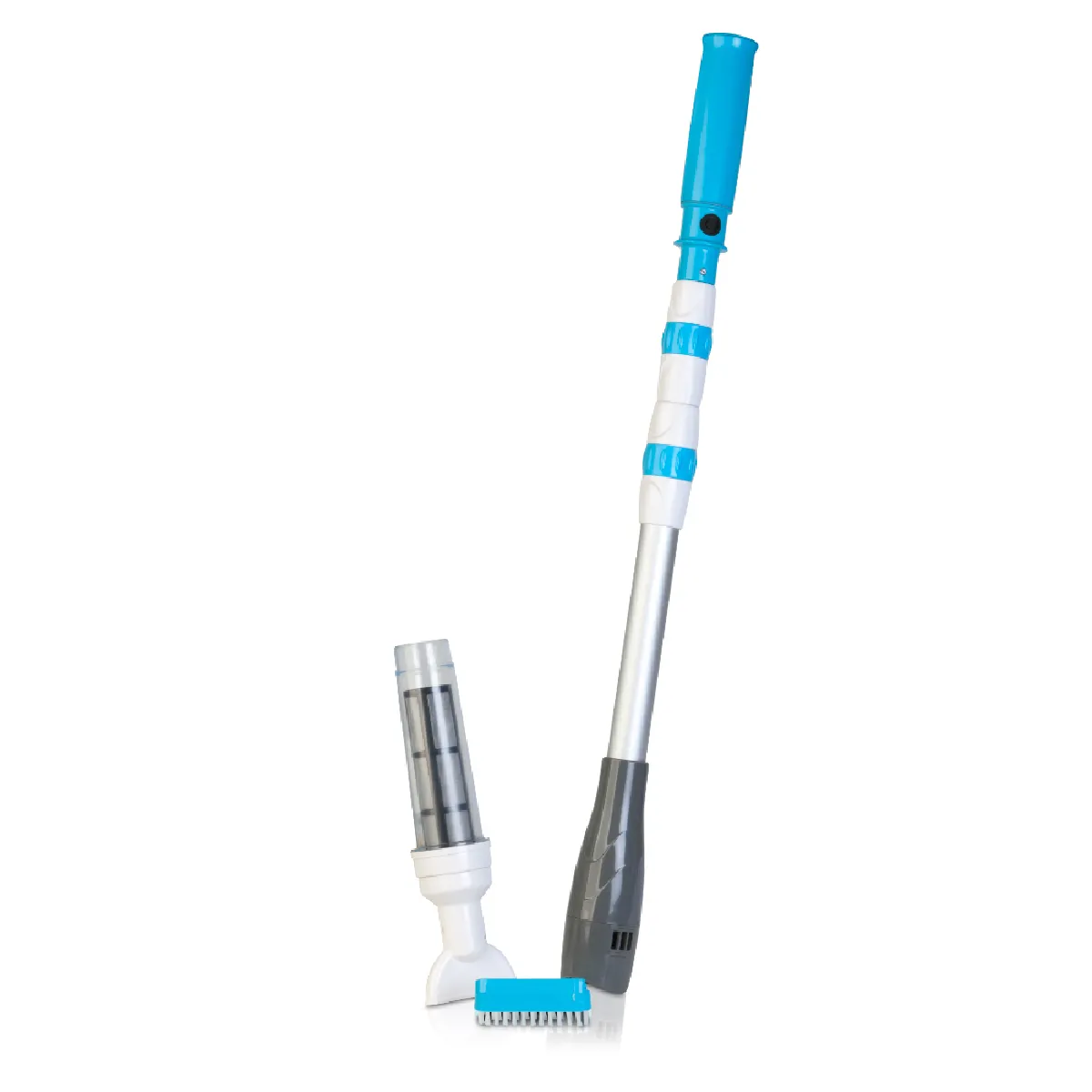 GRE Nettoyeur aspirateur de fond à batterie pour piscine Avec manche téléscopique - vue 4