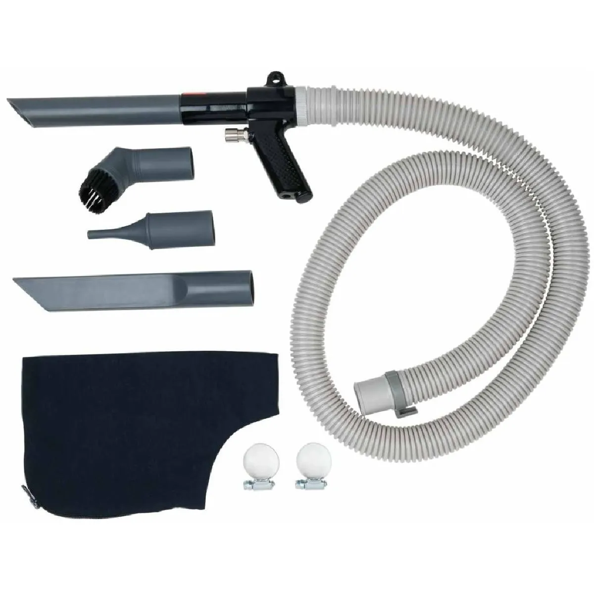 Ks Tools Pistolet De Soufflage Et D’aspiration À Air Comprimé 6.3 Bar + Accessoires - Image 2