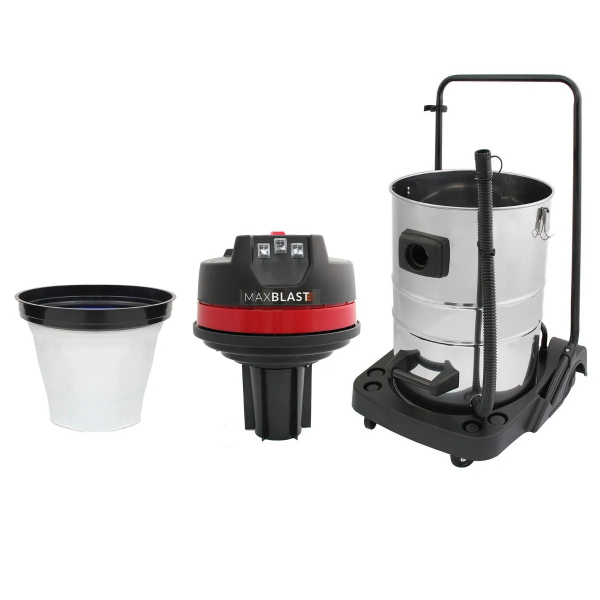 MONSTERSHOP MAXBLAST Aspirateur Industriel de 80 Litres
