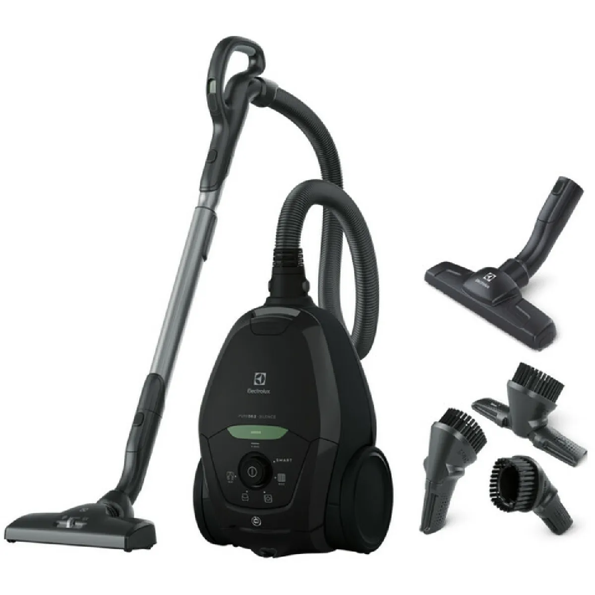 Electrolux Pure D8 Aspirateur Traineau avec sac Incroyablement Silencieux 57dB Ecoresponsable 75% de matériaux recyclés surfaces Puissance Automatique Intelligente PD82