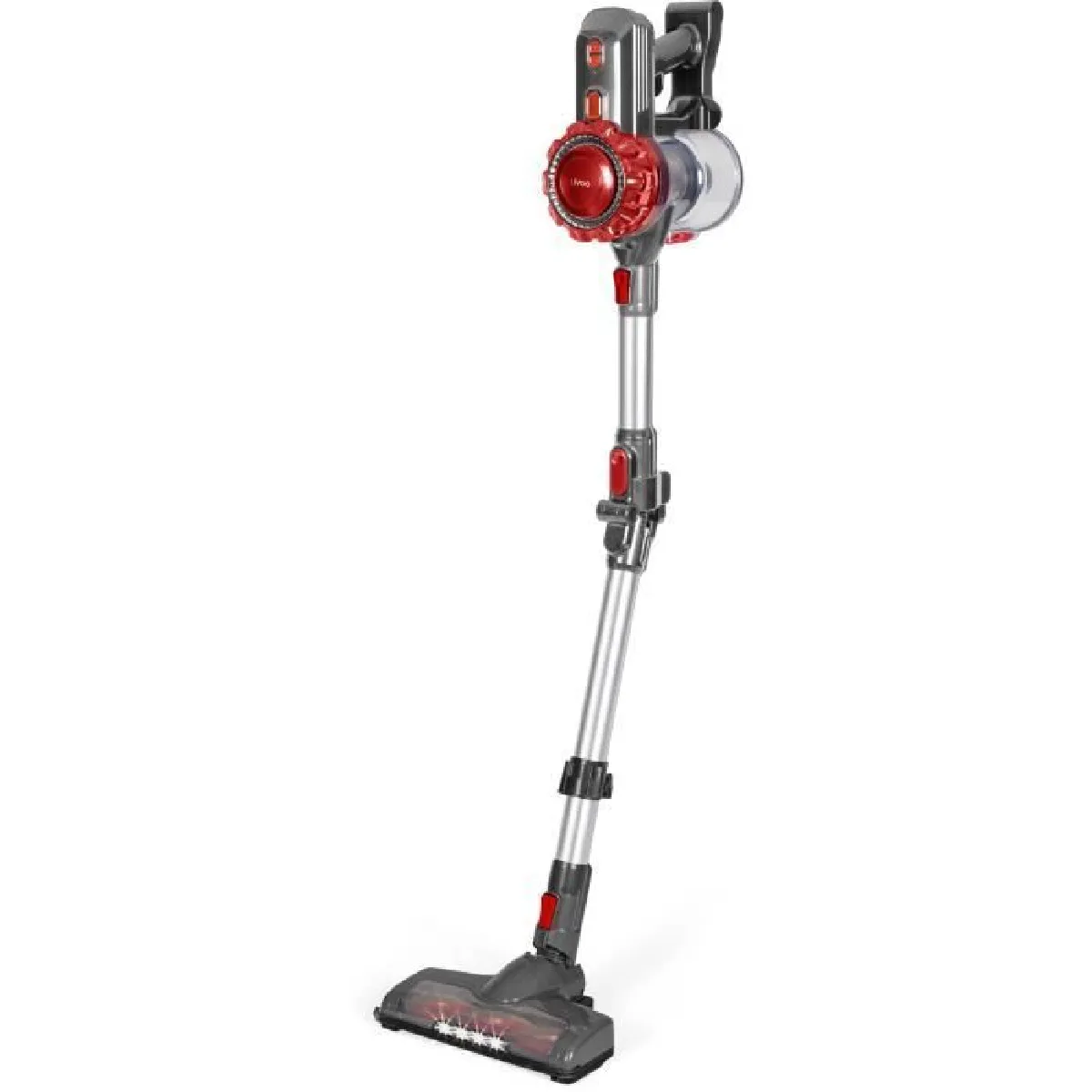 Non Communiqué Rouge Aspirateur Balai Sans Fil Flex Livoo Doh138 - Image 3