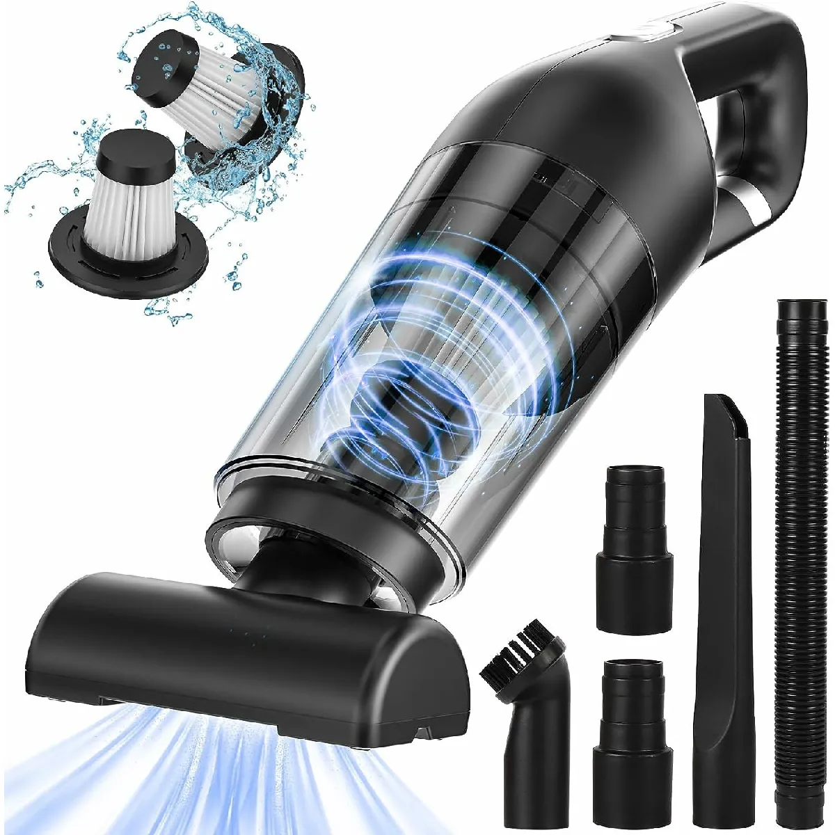 Vendos85 Noir Aspirateur De Table