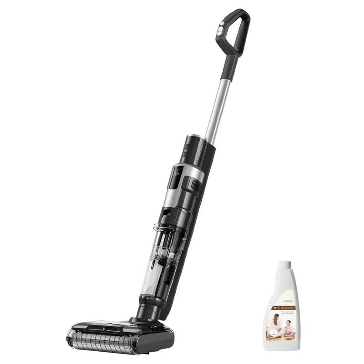 JIMMY  HW9 Aspirateur sec et humide sans fil, autonettoyant, affichage LED - Noir