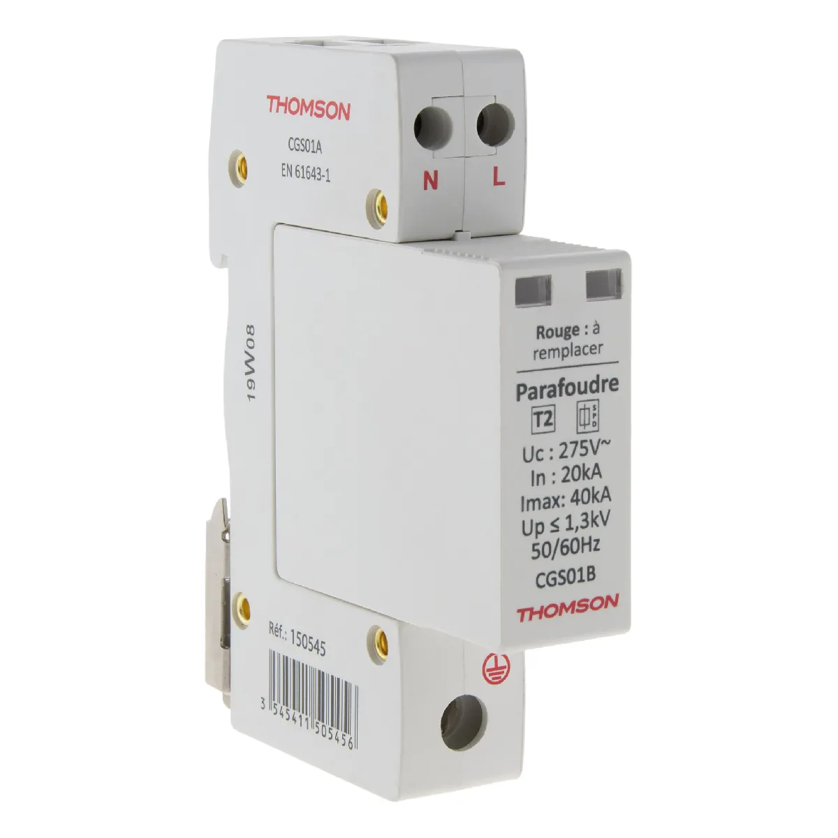 Thomson Parafoudre modulaire Ph+N - vue 2