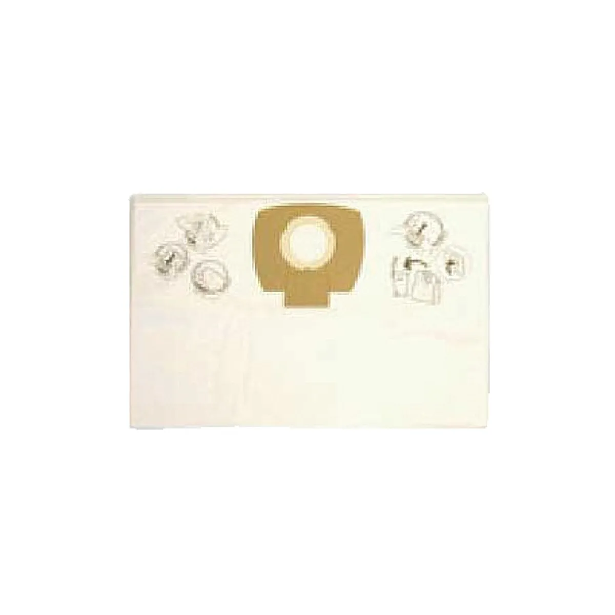 Sac Filtre Makita P-72899 – Lot de 5 Sacs en Tissu pour VC2010/VC2512