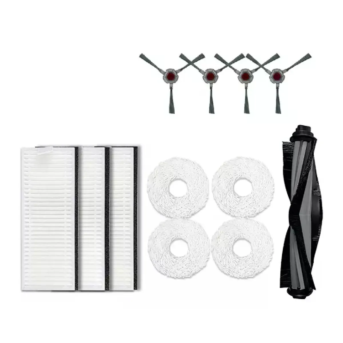 UlisemUn Pack De 10 Sacs D'aspirateur, Compatible Avec ECOVACS DEEBOT