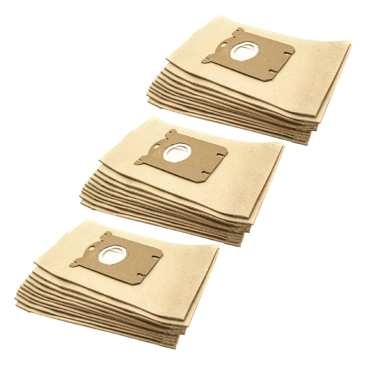 VHBW  - 30x Sacs remplacement pour Wolf 1730, 1735 pour aspirateur - marron