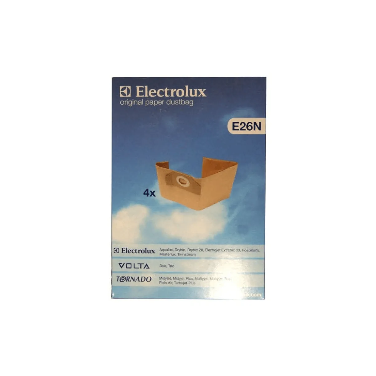 TORNADO Sacs e26n pour aspirateur cireuse Electrolux 900196928