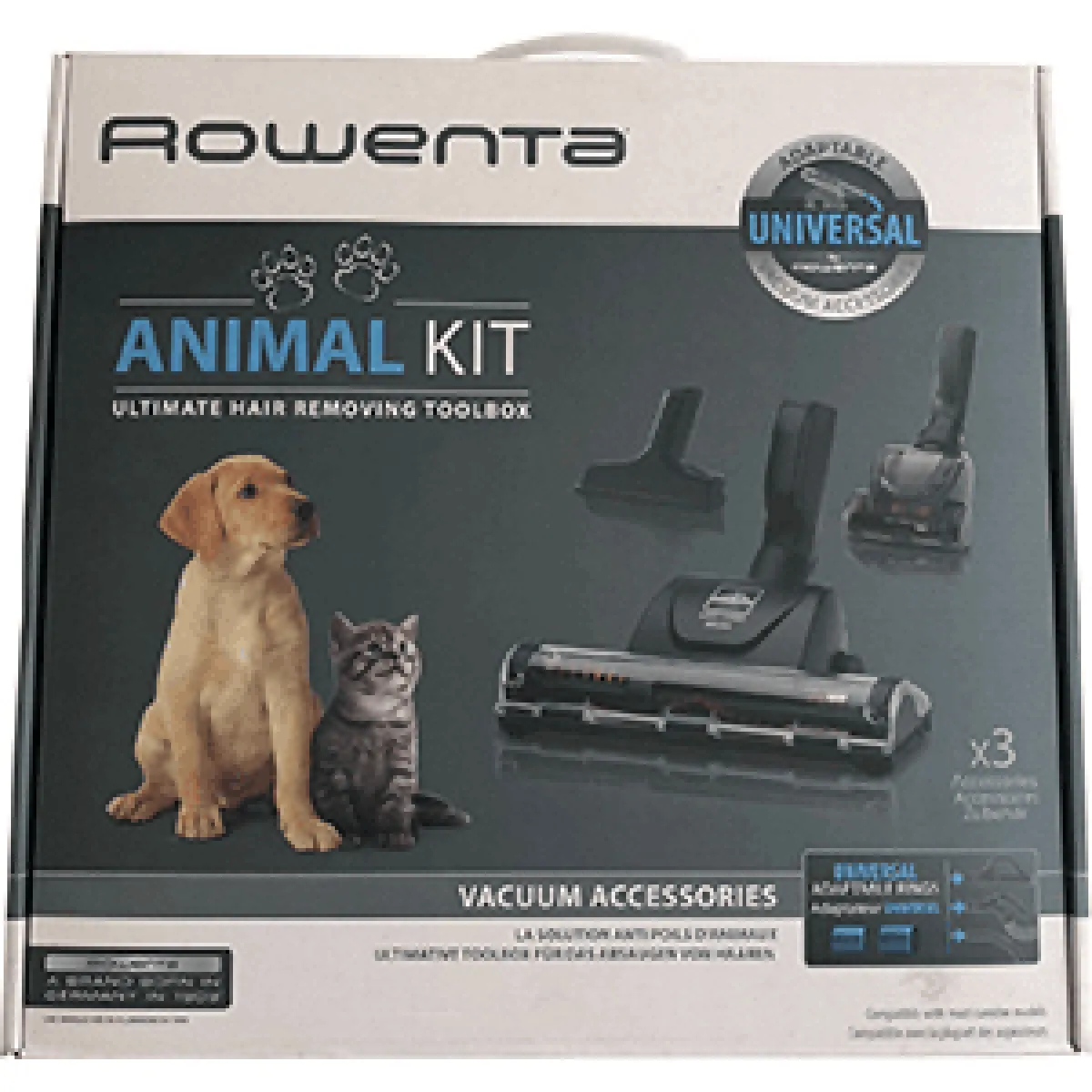 Rowenta ZR001120 Kit brosses poils animaux