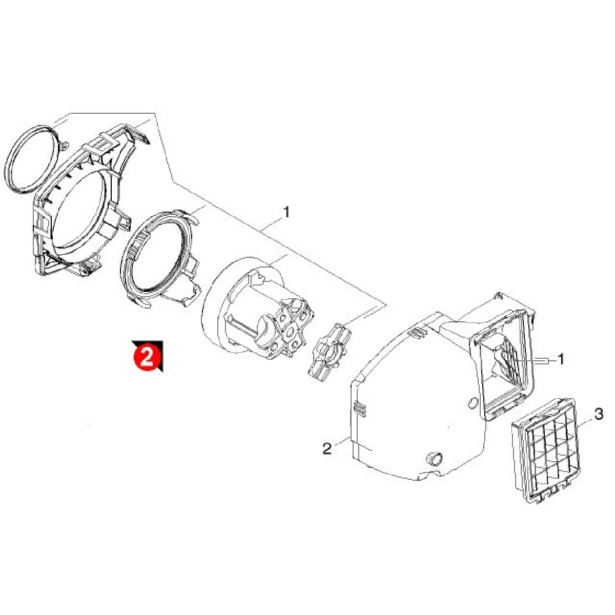 Kärcher Karcher Moteur De Rechange Pour Aspirateur