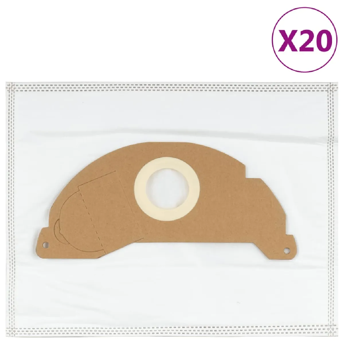 Sacs d'aspirateur pour Kärcher A2004 20 pcs - vue 2
