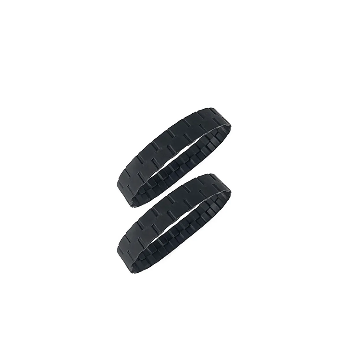 Peau De Pneu Pour Aspirateur Robot Roborock / Mijia - Lot De 2 - Remplacement Antidérapant En Caoutchouc
