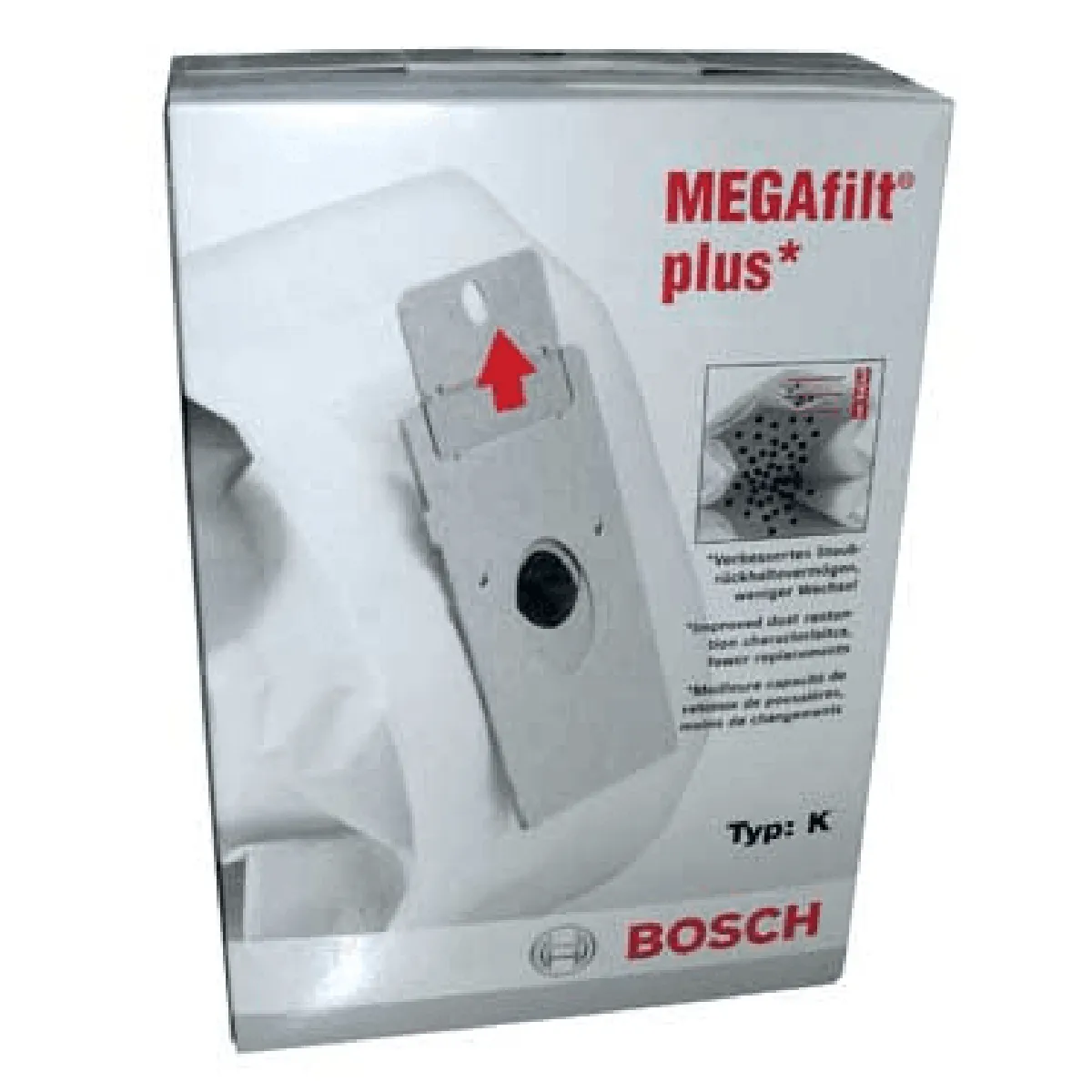 Sachet de Sacs BBZ 6 AF1 Type H pour Bosch - vue 2