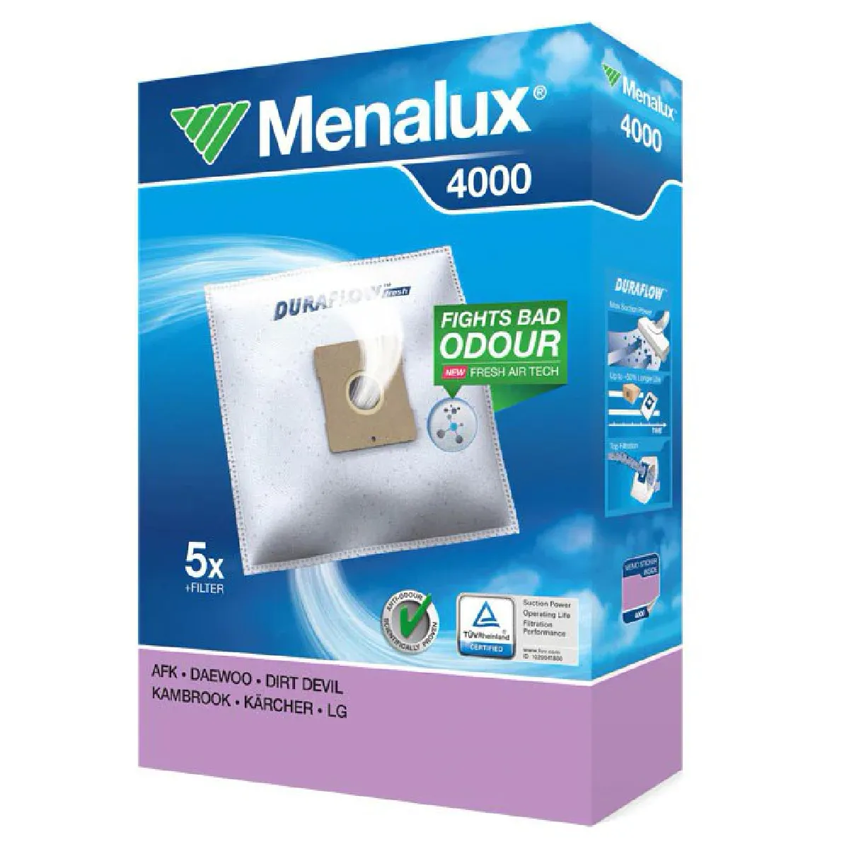 Sachet de Sacs Aspirateur Electrolux 5392496 – Compatibles Multi-Modèles