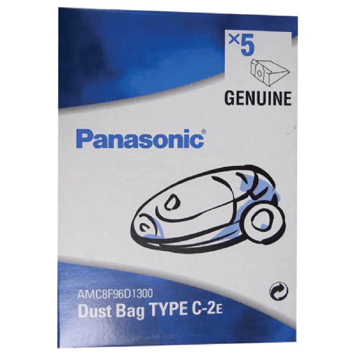 Sachet de Sacs pour Aspirateur Panasonic – Compatible MCE736 2647521