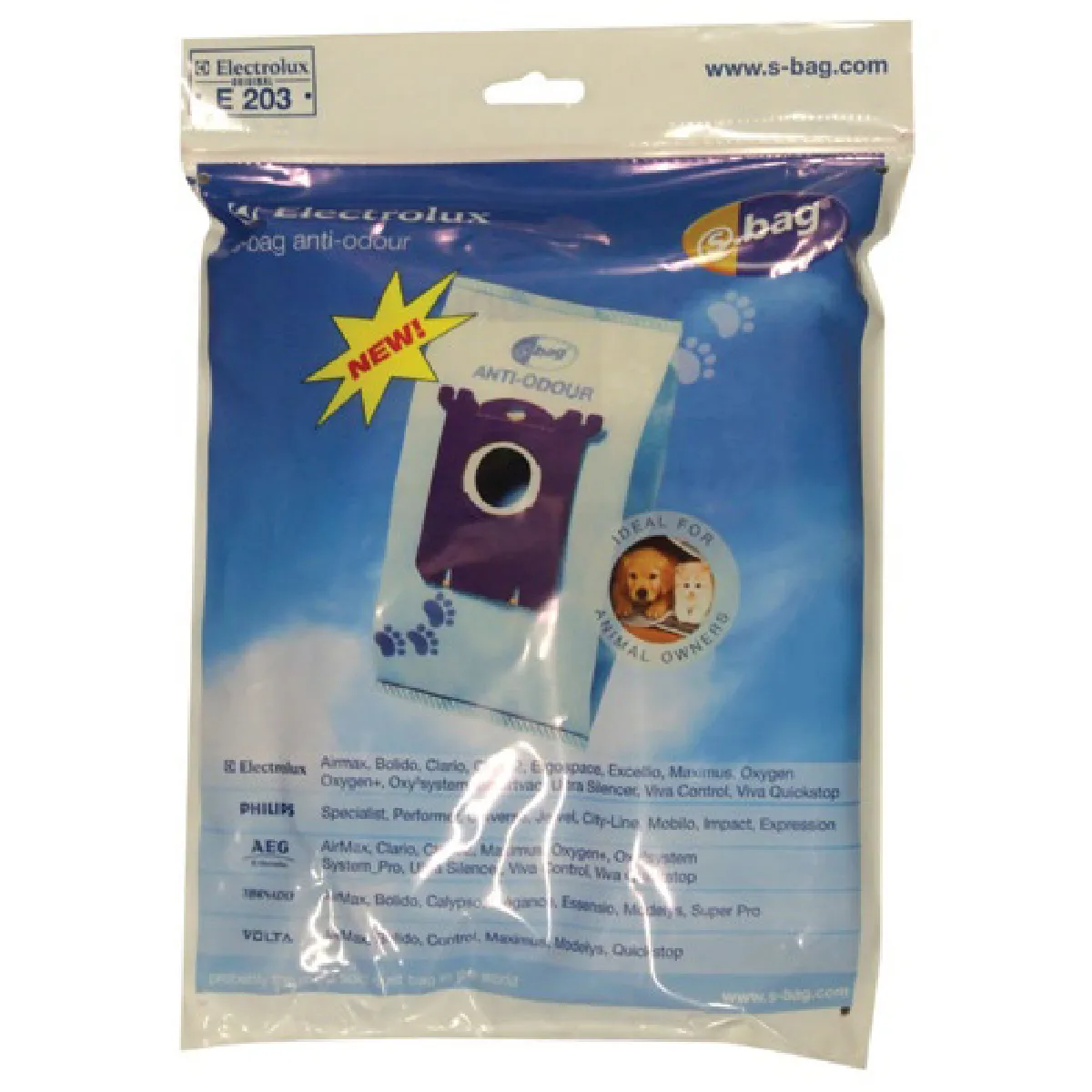 Sachets Anti Odeur Electrolux E203B – Lot De 4, Filtration Hygiénique - vue 5