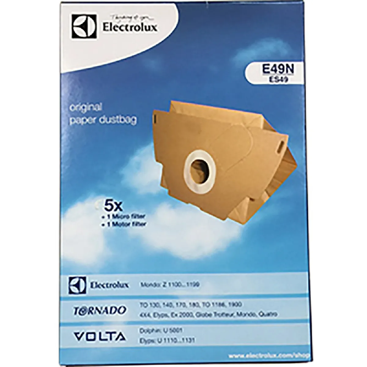 Sacs Aspirateur Tornado E49N – Filtration Haute Qualité