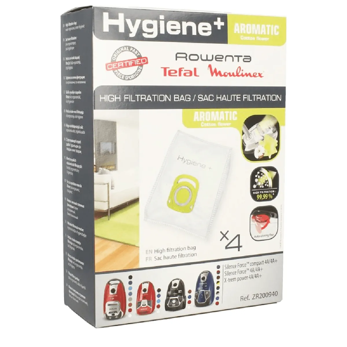 Rowenta Sacs Hygiène Aromatic