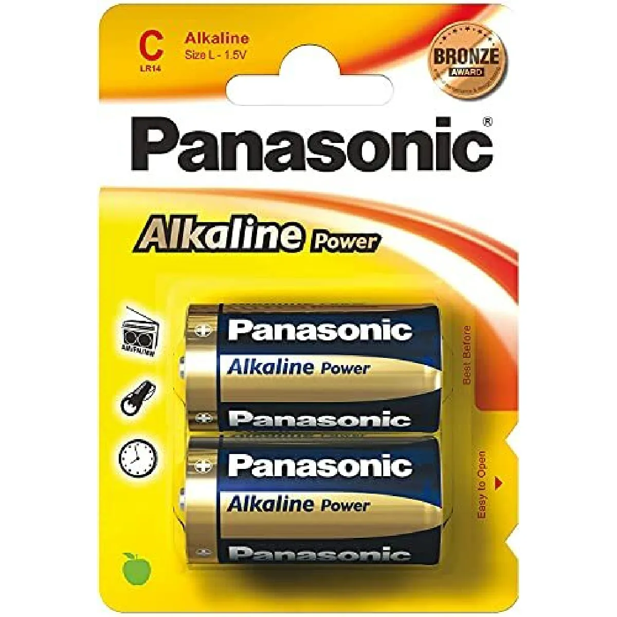 Pile Alcaline C Panasonic LR14APB/2BP – Accessoire Audio