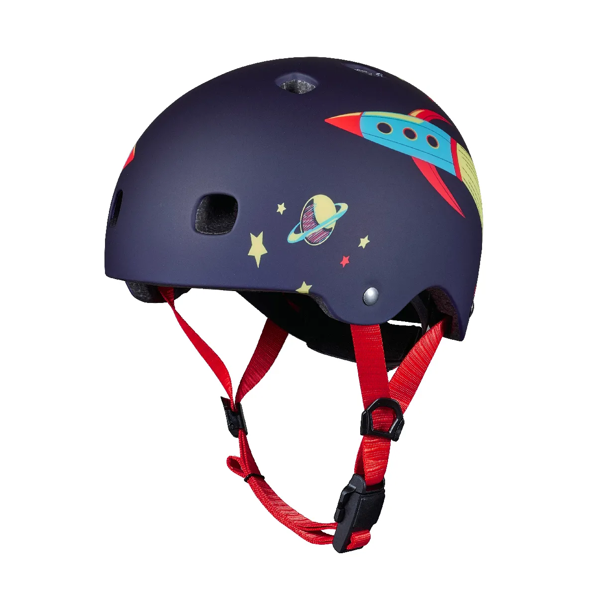 Casque de Vélo et Trottinette Rocket avec Boucle Magnétique et Lumière LED Taille Neuf - vue 2