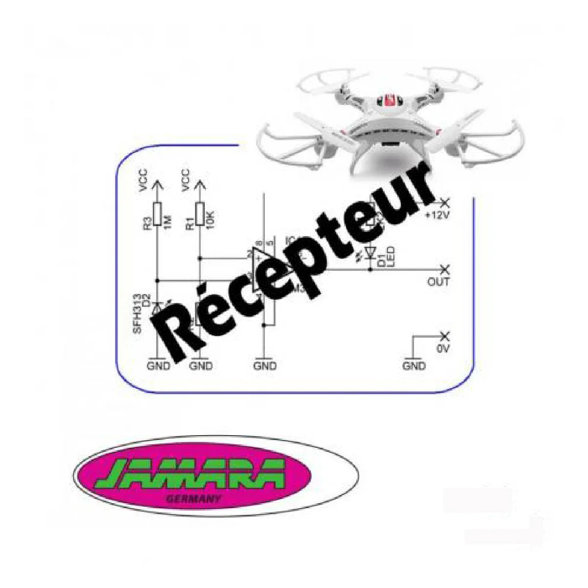 Jamara Platine De Réception Pour Catro