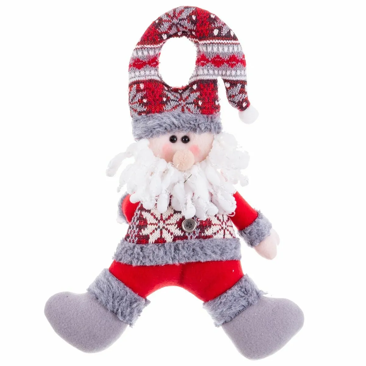 Père Noël Multicouleur Tissu 35 cm