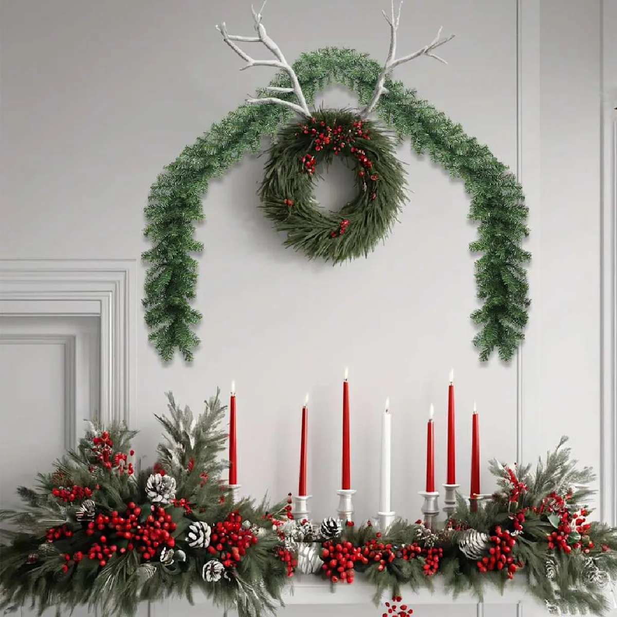 Vidaxl Vert Kerstslinger 20 M Pvc246405 - Image 3