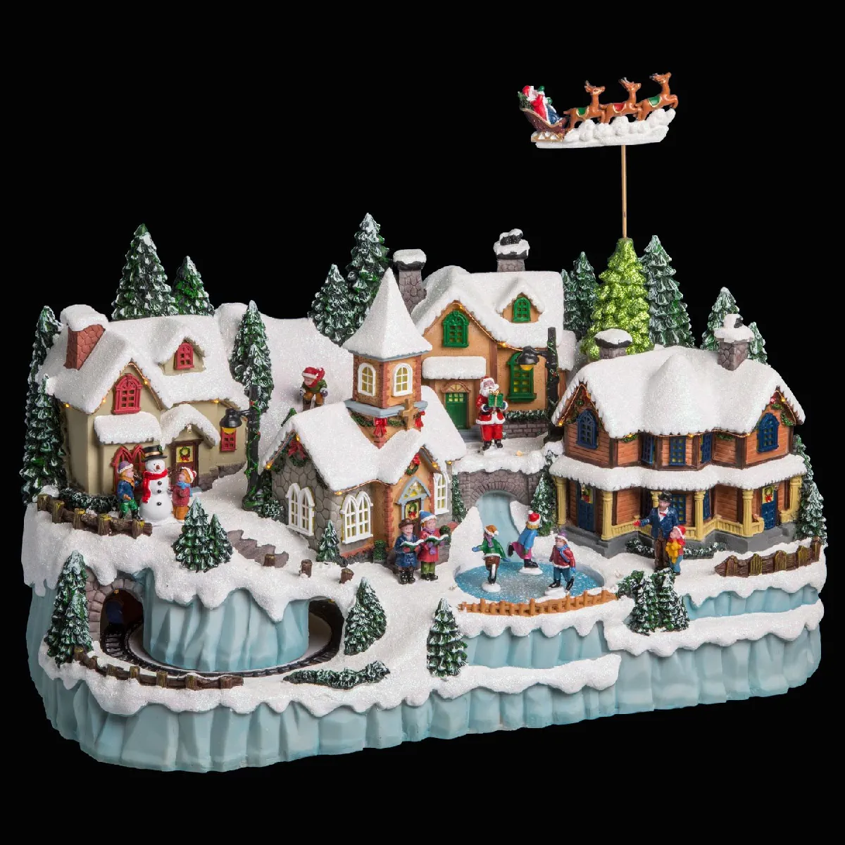 Féerie Lights Christmas village Noël animé - Blanc
