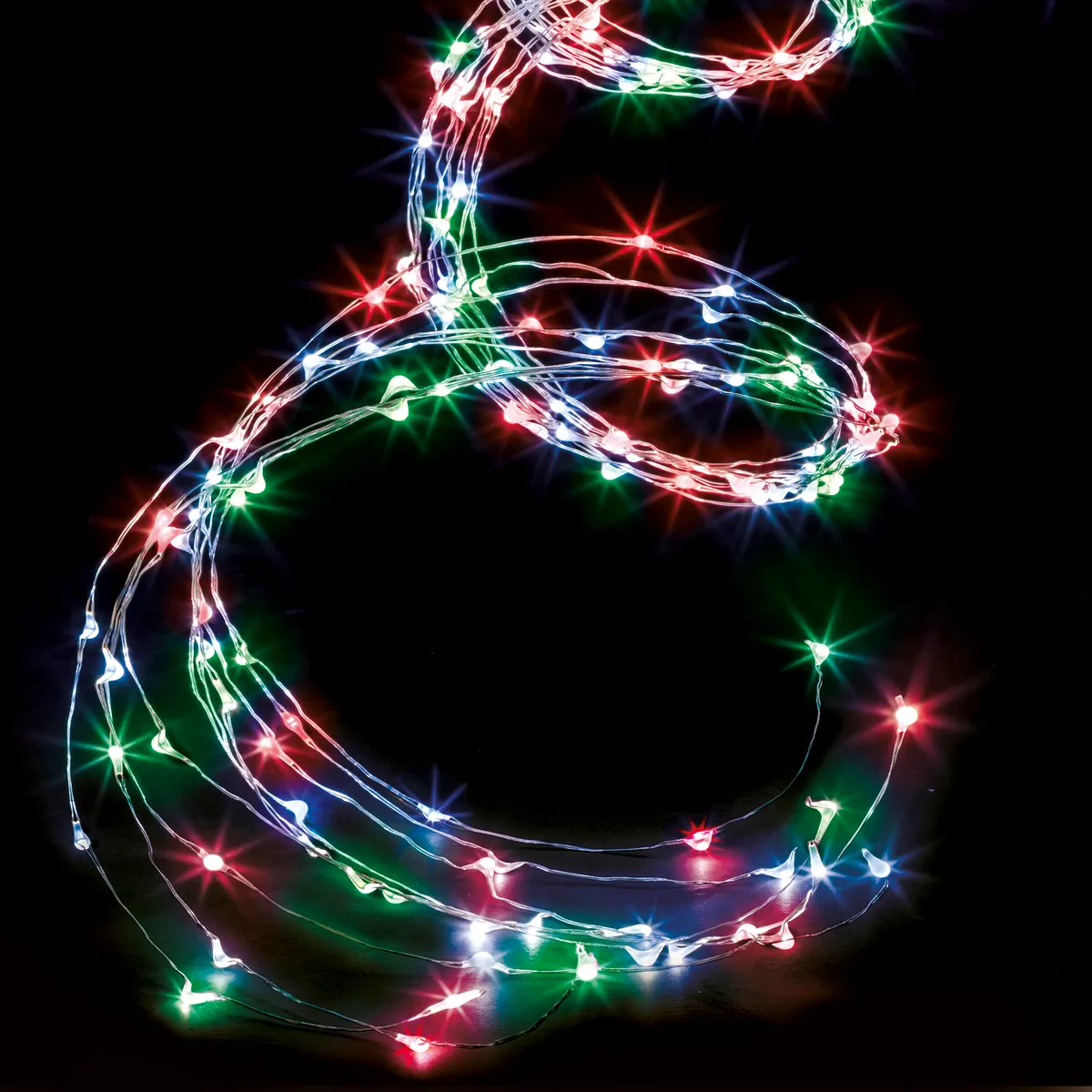 Non Communiqué Multicolore Guirlande Lumineuse Forme Cascade - 2 M - Image 3