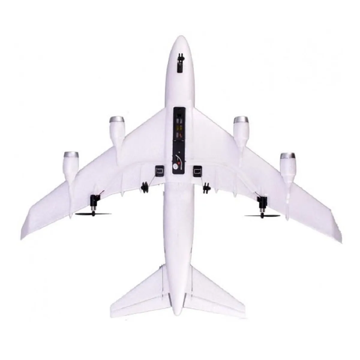 RiToEasysports Avion Télécommandé à 2 Canaux 2,4 GHz, Planeur RC De Vol De 500 M Anti Collision Epp Anti Chute Pour Lieu Ou Amz B0