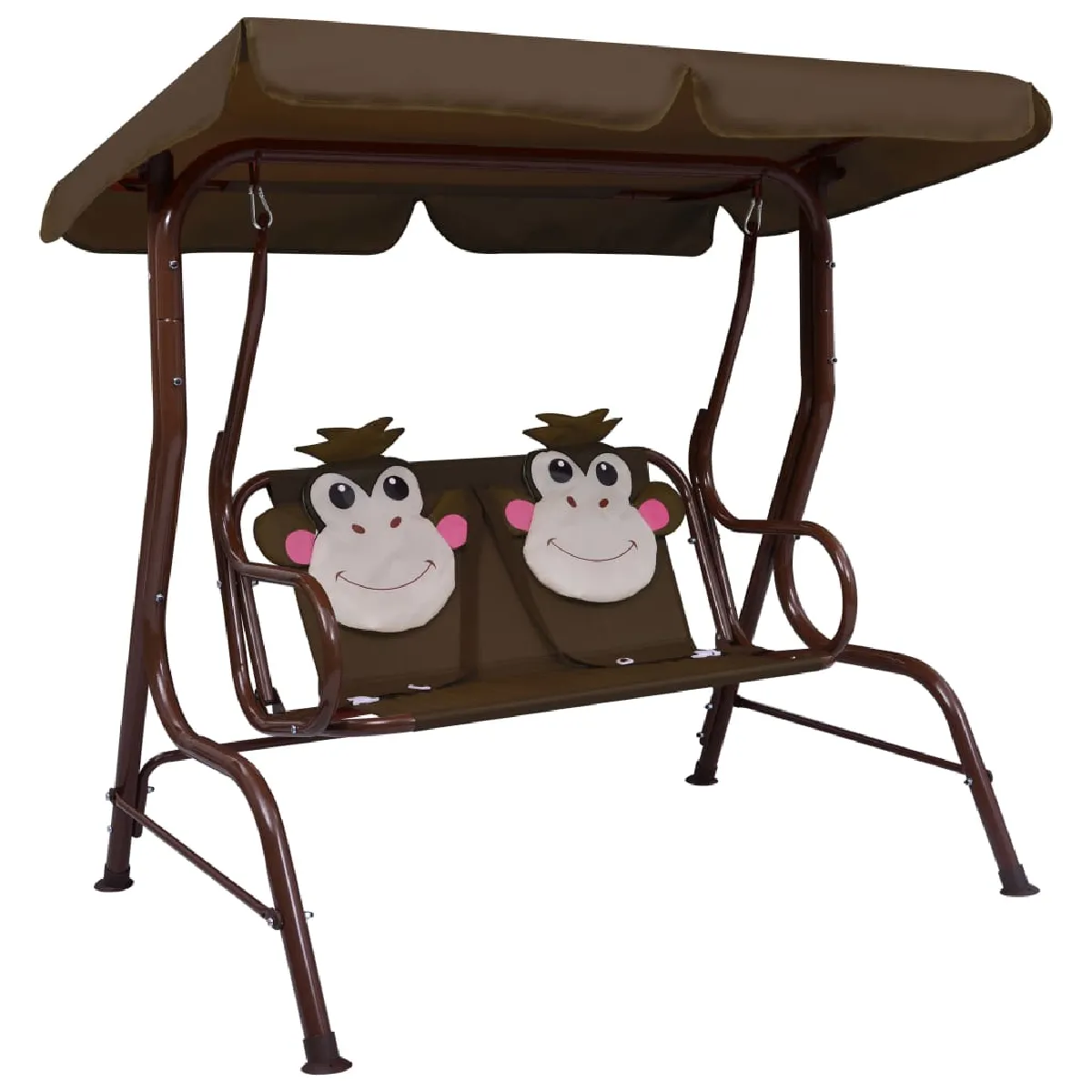 vidaXL Balancelle pour enfants 115x75x110 cm Tissu - vue 3