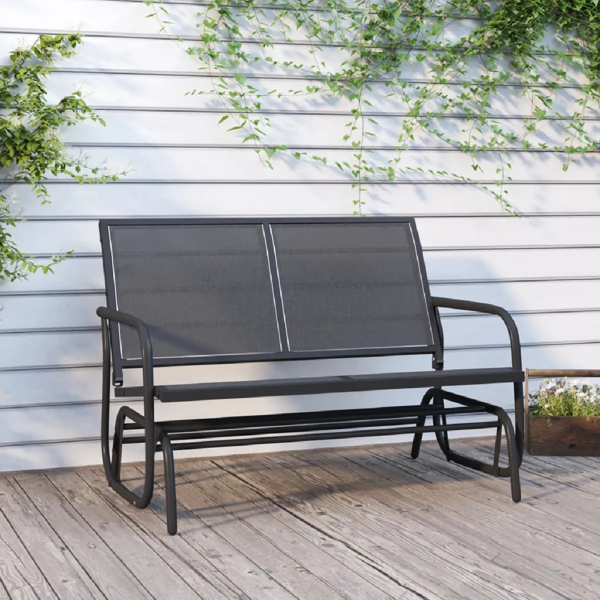 vidaXL Banc Oscillant de Jardin 120 5x76x86 5 cm