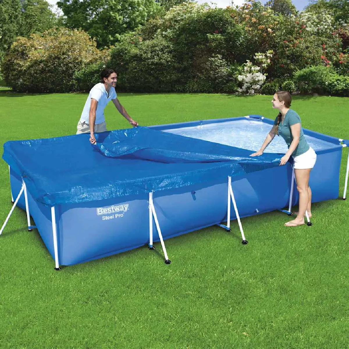 Bestway Bâche Flowclear™ 4 Saison - 400 X 211